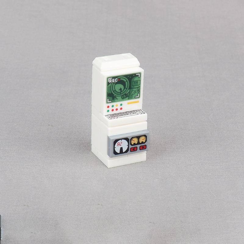 MOC 1 KS Mini arkádová herní konzole Stavebnice Sada Obrazovka pro zobrazení v místnosti Kompatibilní figurky Kostky DIY Hračky Pro děti Dárek