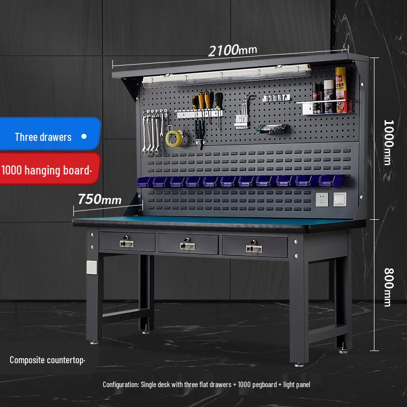 Heavy-Duty Stainless Steel Anti-Static Workbench for Laboratory and Workshop Use