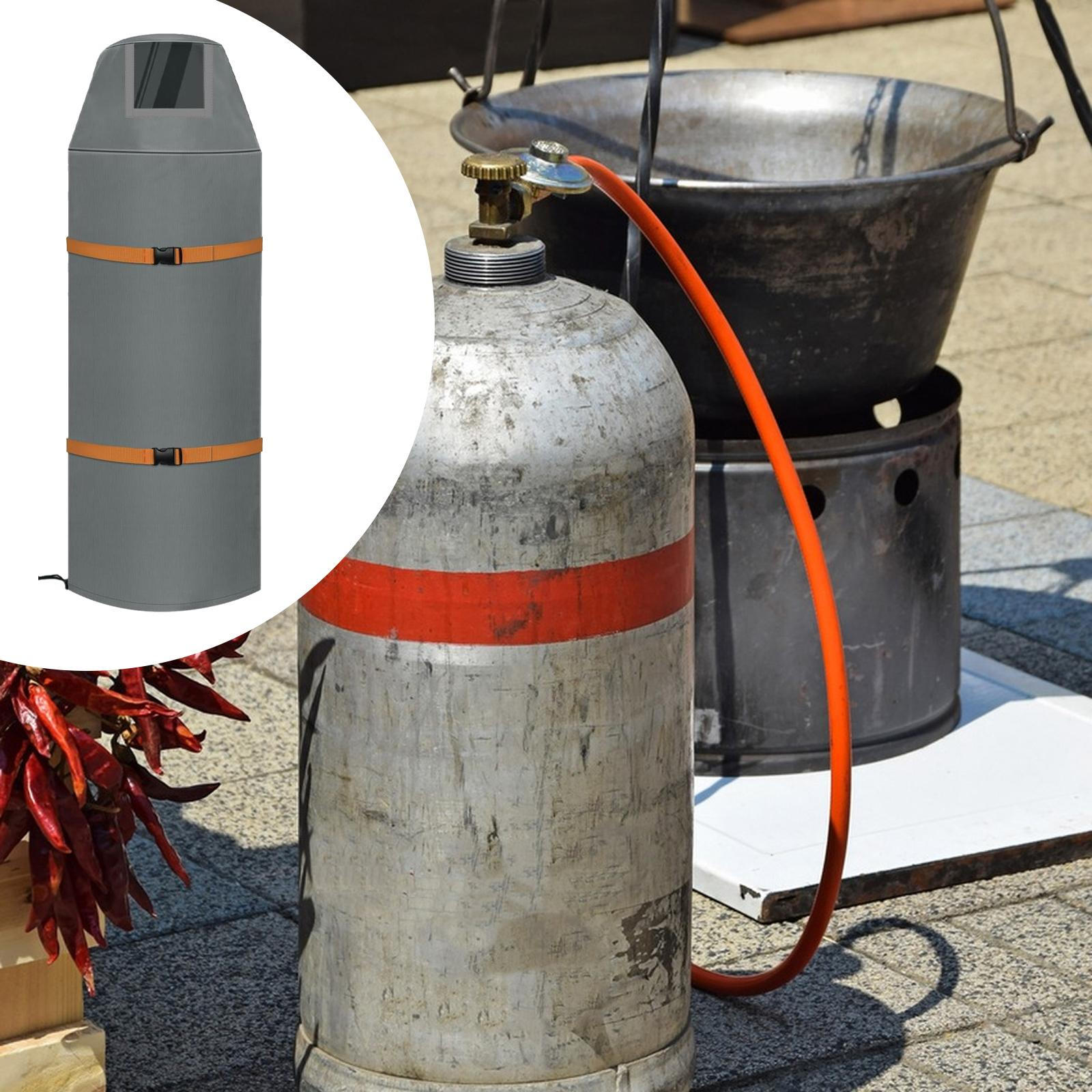 

Захисний чохол для газового балона 100 фунтів Зручний Легкий Портативний Водонепроникний з регульованою пряжкою