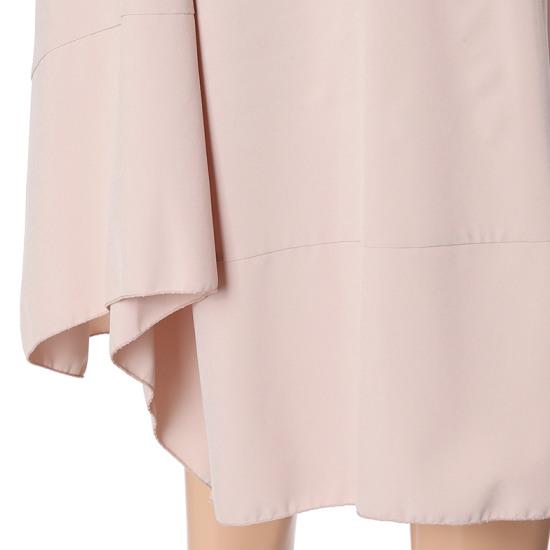 Olgangdijainseutyudio Asymmetrical Elastic Waist Skirt Pants Wide Pants