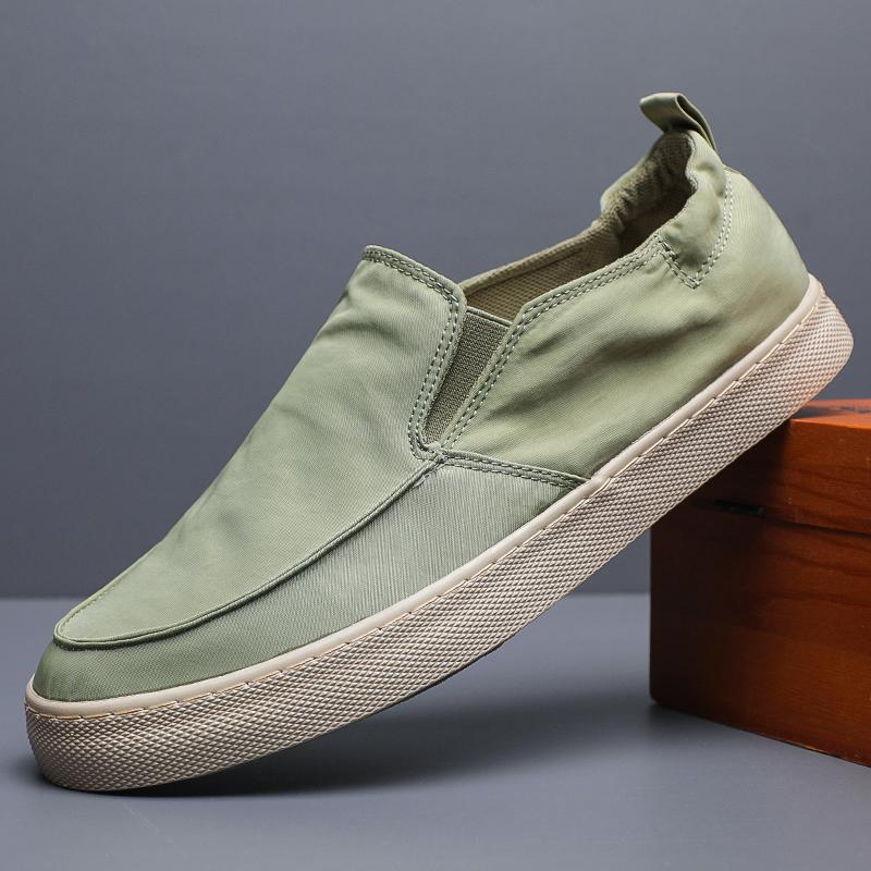 

Модная мужская повседневная обувь парусиновые дышащие лоферы мужская модная новая мужская удобная уличная обувь для ходьбы классические мужские кроссовки BD24045 44 зелёный