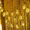 Solar-Powered LED Hemp Rope String Lights: Waterproof Copper Wire for Camping, Christmas, and Yard Decoration