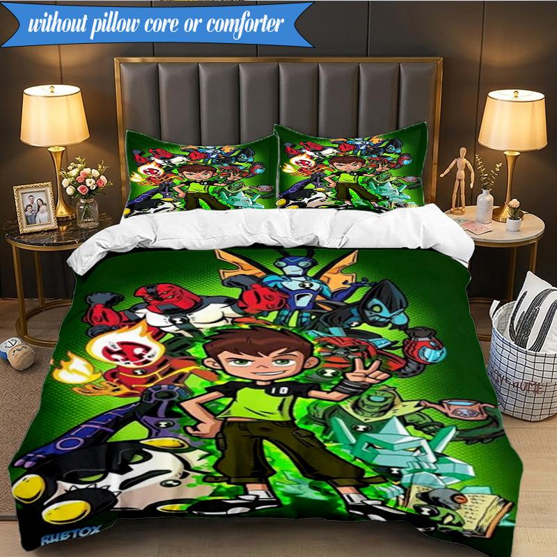 Alien heroes 3pcs K-pop music group Bedding set,Ideal for Bedroom, Dormitory,Including Duvet Cover And 2pcs Pillowcases,Fan gifts
