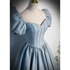 Long Dress Women Gown Dresses A Line Vestidos High Waist Y2k Streetwear Puff Sleeve Elegant Splice Party Night Work Evening