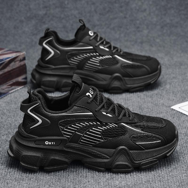 Fashion Men Running Casual Tenis Leisure Sports Thick Soles For Heightening Luxury Shoes Trainer Race Breathable Shoes 39-44