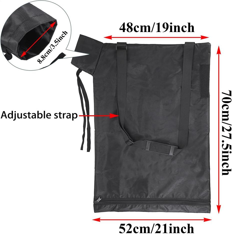 Leaves Vacuum Bag Leaves Collection Bag With Bottom Zipper Debris Dump Organizer For Yard Garden Patio Driveway Pathway Backyard