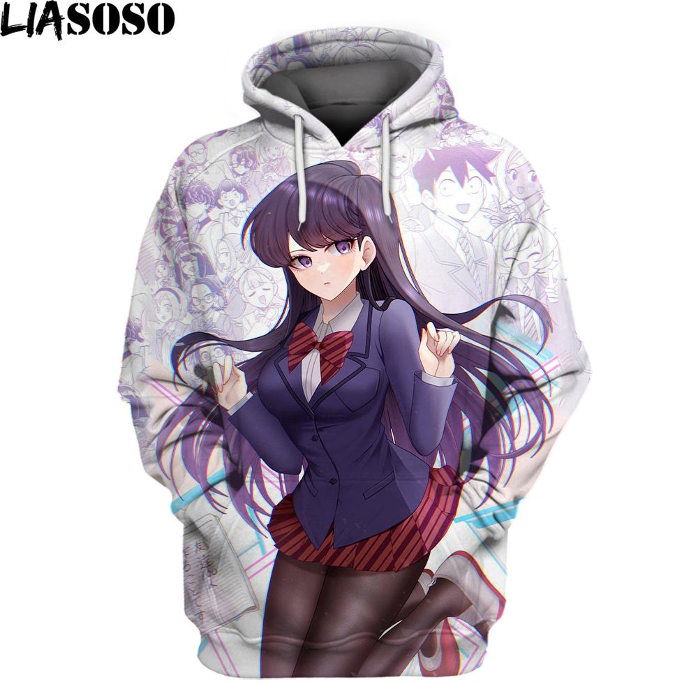 Spring Autumn 3D Anime Preppy Print Men Hoodies Men's Sweatshirt Long Sleeve Pullovers Fashion Harajuku Hip-Hop Oversized Tops