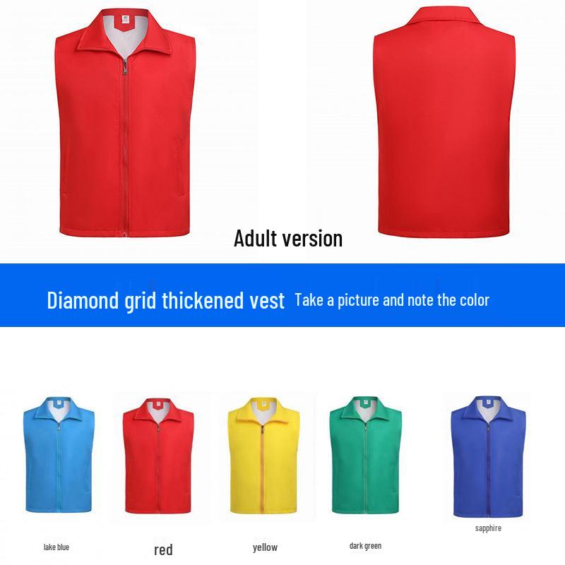 Custom Charity Event T-shirt Vest with Logo Printing for Volunteers