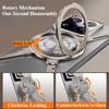 Magic Claw Phone Case for Xiaomi 15/15Pro Metal Frameless Bumper Magnetic 360°Rotation Stand for Magsafe Shockproof Cover