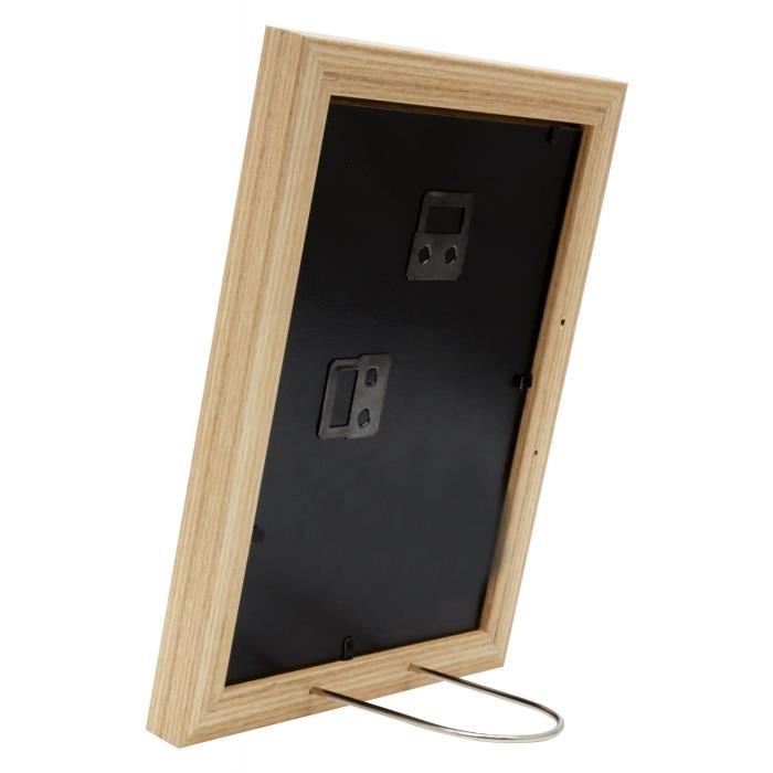 Cadre photo - deknudt - s66k - mdf - chêne - 30x45 cm - passe-partout 20x30 cm