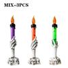 1-3PCS LED Skull Hand Candle Light Battery Operated Flame Effect HalloweenGothic Decoration for Haunted HouseTable Hanging Decor