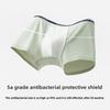 Plus Size Men's Spring and Summer Pure Cotton Breathable Antibacterial Mid Waist Flat Angle Underwear