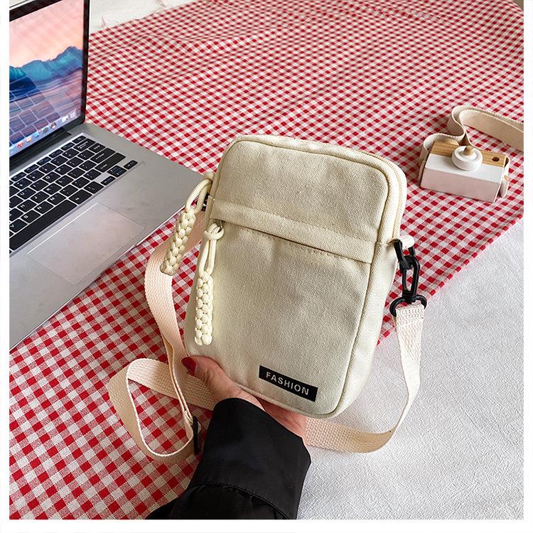 

Мини холщовая сумка кроссбоди для телефона 2025 - Модная, легкая, универсальная наплечная сумка для женщин, для повседневного использования
