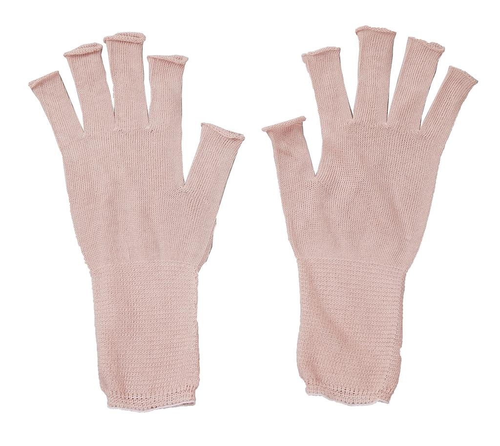 Nelne Sleep Supervised by Sleep Environment Planner Miho with Silk on the Skin Side in Restful Hand Silk and Beauty Gloves Gloves, Mitsuhashi, [Made