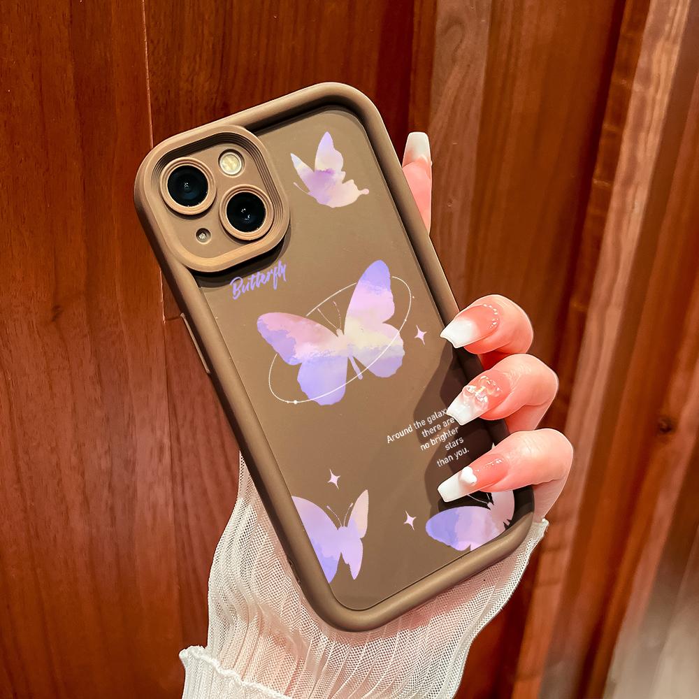 Soft Silicone Square Ladder Printing Pattern Phone Casing Full Cover Camera Shockproof Protection Rubber Case for Samsung