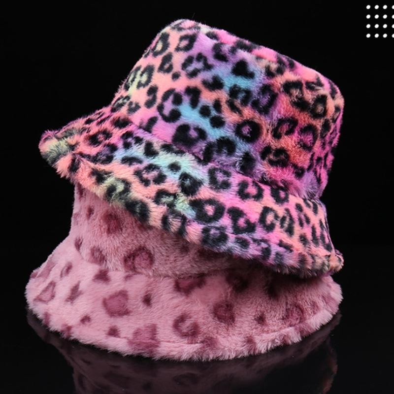 Winter Plush Bucket Hat Warm Fisherman Hat Outdoor Activity Fashionable Hat for Outdoor Activities and Daily Wear