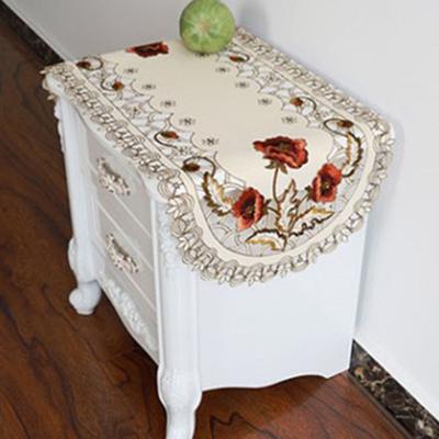 Tischdecke Partytisch Vintage 40*85cm Tuch DekorationEsszimmer bestickt