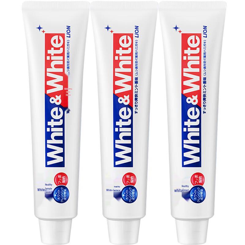 

Lion White Whitening Toothpaste 150g 3-Pack