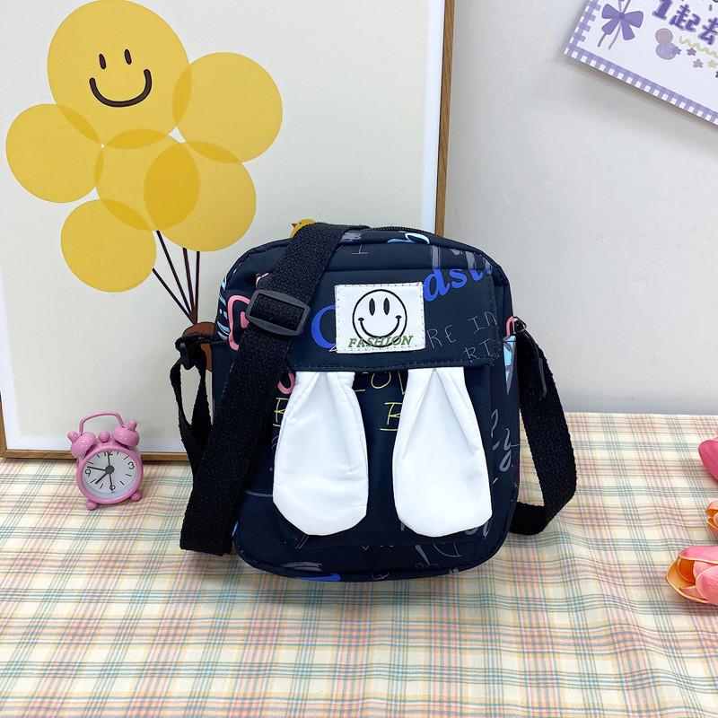 Trendy Korean Canvas Crossbody Bag For Women Stylish Cute Small Purse In Pink Green White Purple And Black