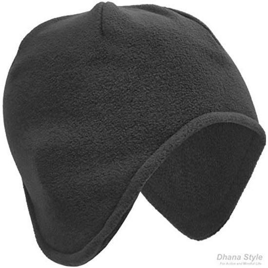 WFD Type Stretchable Fleece Cap Knit Hat Pilot Watch Flying Cold-Resistant Windproof Insulation Ear Muffs Covers Integrated Beanie Ear-Added Bicycle