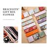 1Pc Rectangle Practical Cardboard Gift Printed Antique Style Packaging Box Hair Accessory Box Jewelry Box