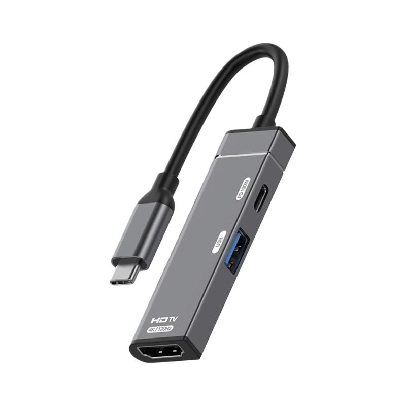 

Aluminum Alloy USB C Hubs With 4K HDTV PD100W Charging Fast Speed Data Transfer Portable Design 1