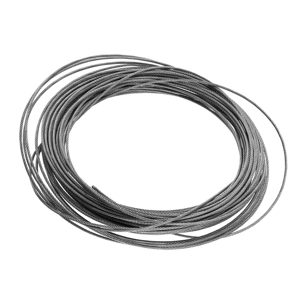 1Pc 15 Meters 304 Stainless Steel Cable Wire Rope Diameter 1.5mm