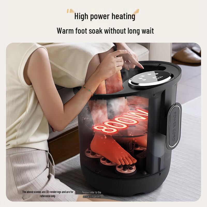 Aux Electric Foot Spa Massager with Heating and Leg Function