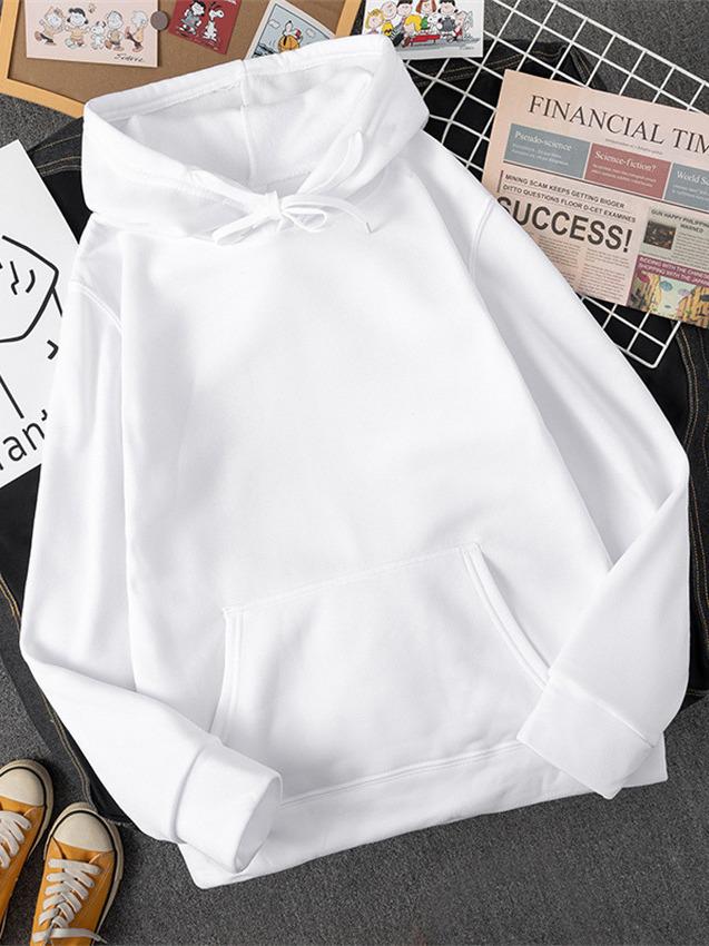 2023 Autumn/Winter Women's Long Sleeve Loose Hooded Sweatshirt
