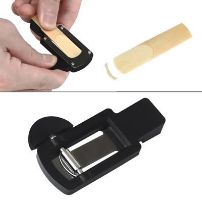 Clarinet Reed Cutter Reusable Clarinet Reed Metal Trimmer Woodwind Instruments Repair Tool Accessory Easy To Use
