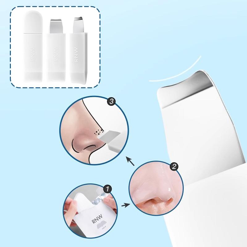 Dual-Head Manual Pore Cleansing Tool – For Blackhead Removal and Deep Facial Exfoliation