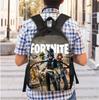 2Pcs Set Backpack With Front Pocket And Pencil Bag,Cartoon Fortnite School Bags For Boys Girls Age 5-10,Durable Lightweight Bags