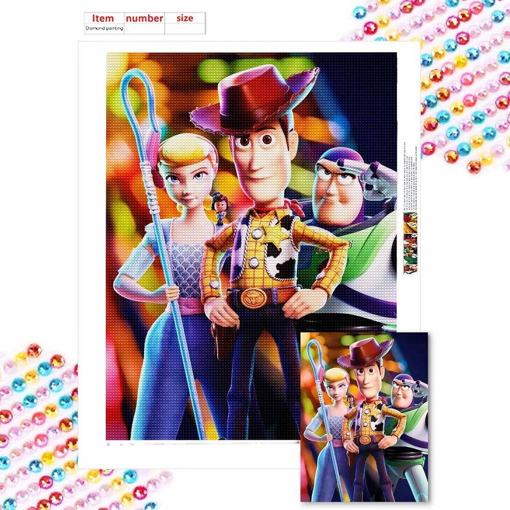 DIY Diamond Painting Toy Battle Cross Stitch Kit Mosaic Art Diamond Painting Full Circle Diamond Home Decoration