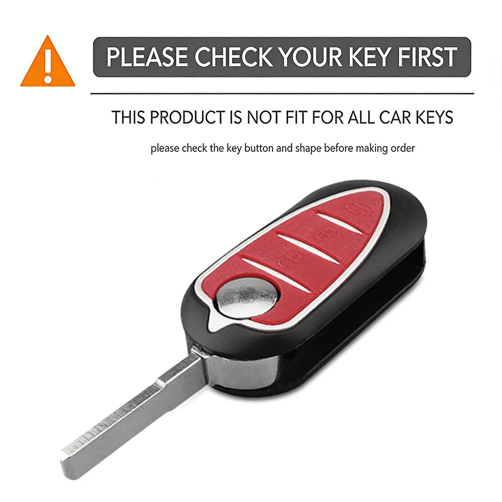 Silicone Key Cover Holder For Alfa Romeo Giulietta Myth Junior 4C Romeo Mito Myth 159 Gto Gta Car Remote Control Car Accessories