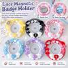 Bowknot Magnetic Badge Holder Magnetic Badge Display Holder Ita Bag Decoration  Lolita Accessory