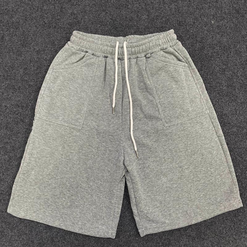 

Европейские и американские летние однотонные свободные спортивные повседневные брюки в стиле хип-хоп с завышенной талией L серый