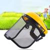 Splash Prevention Electric Cutting Gardening Protection Mesh Face Shield Protective Mask Chainsaw Helmet Safety Helmet