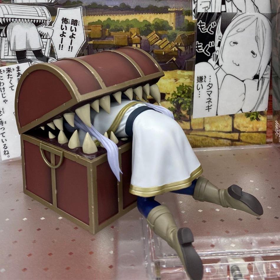 Frieren – Nach dem Ende der Reise Frieren Schatztruhe Monster Anime Figur Spielzeug Stopper Actionfigur Geburtstagsgeschenke