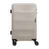 Transit Lounge Ripple 53 (61) Suitcase, L, 56cm, 3.6kg, 20203, Hard Carry-on, TSA Lock, Expandable, Gray Beige
