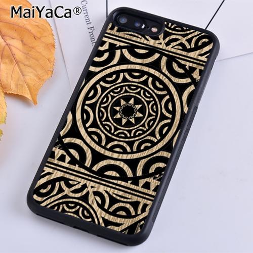 Polynesian Maori tribal samoan pattern tattoo Phone Case For iPhone 17 Air 16 15 14 11 12 13 Pro MAX Plus coque Cover