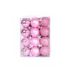 24Pcs Hanging Pendants Ornament Decorative Round Plastic Ornaments Ball Party