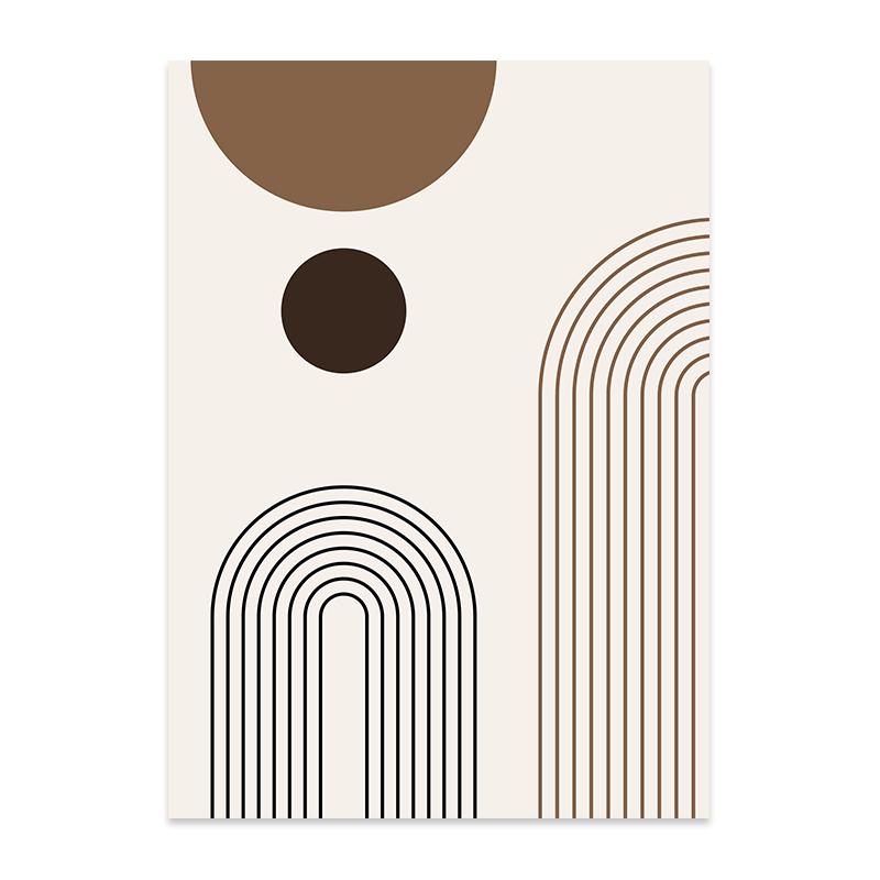 

Абстрактные геометрические линии Бохо холст картины постеры настенные художественные печати картины для спальни гостиная интерьер украшения дома 50x70cm No Framed