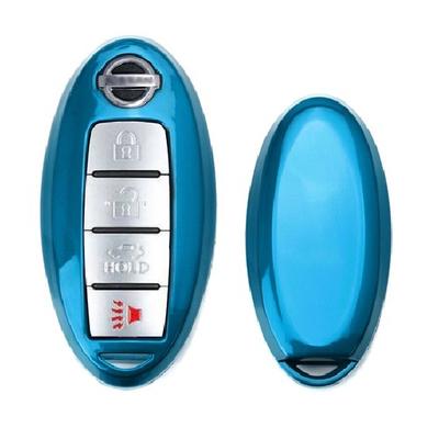 Exact Fit Gloss Blue Smart Key Fob Shell For Nissan Armada Rogue GTR Murano Leaf