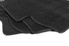 Trunk Mat Textile Premium 2 Pcs Black (7 Places) for Toyota Land Cruiser 100