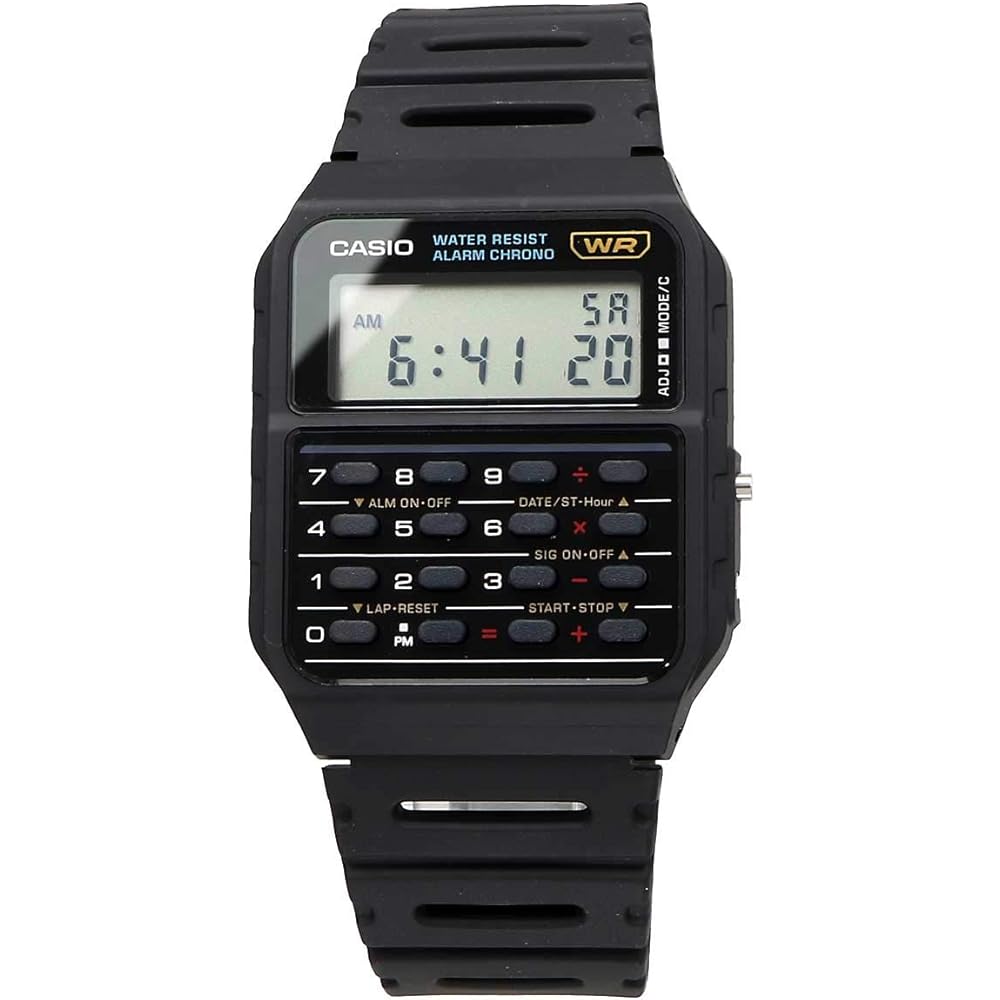 [Casio] CASIO Watch, Calculator Watch with Calculator Function, CA-53W-1Z, No Cosmetic Case, Simp...