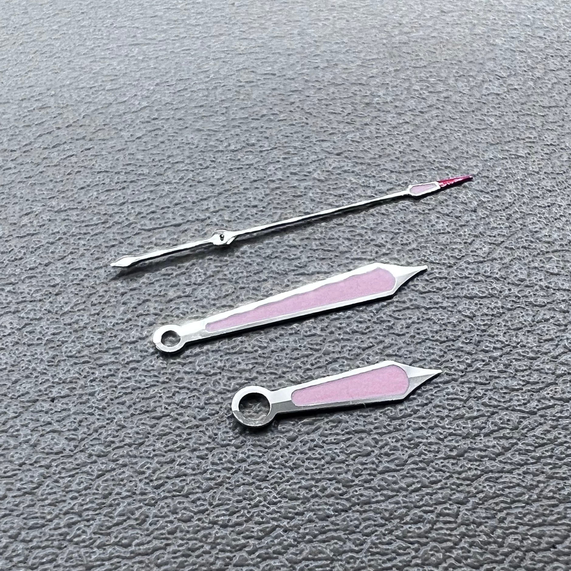 Pink 9.3*13.3*14.3mm Watch Hands Set For Miyota 8215 8200 2813 Movement