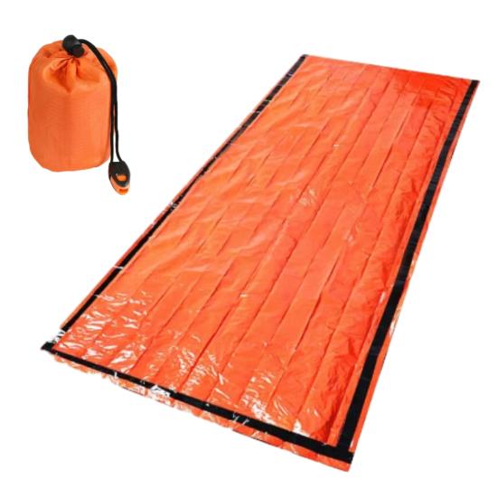 Emergency Sleeping Bag Waterproof Portable Thermal Blanket Lightweight Outdoor Camping Backpacking Hiking Adults Bivvy Sack