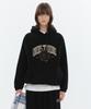 Oioi Collection Emblem Fleece Hoodie_Black