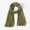 Men's Solid Color Patchwork Plush Scarves New Style Versatile Winter Warm Scarves Shawl