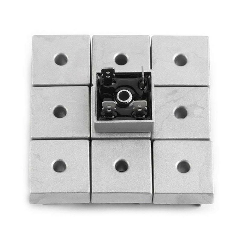 Kbpc5010 Bridge  Rectifier With Mounting Hole 50a 1000v High Power Digital Signal Metal Shell